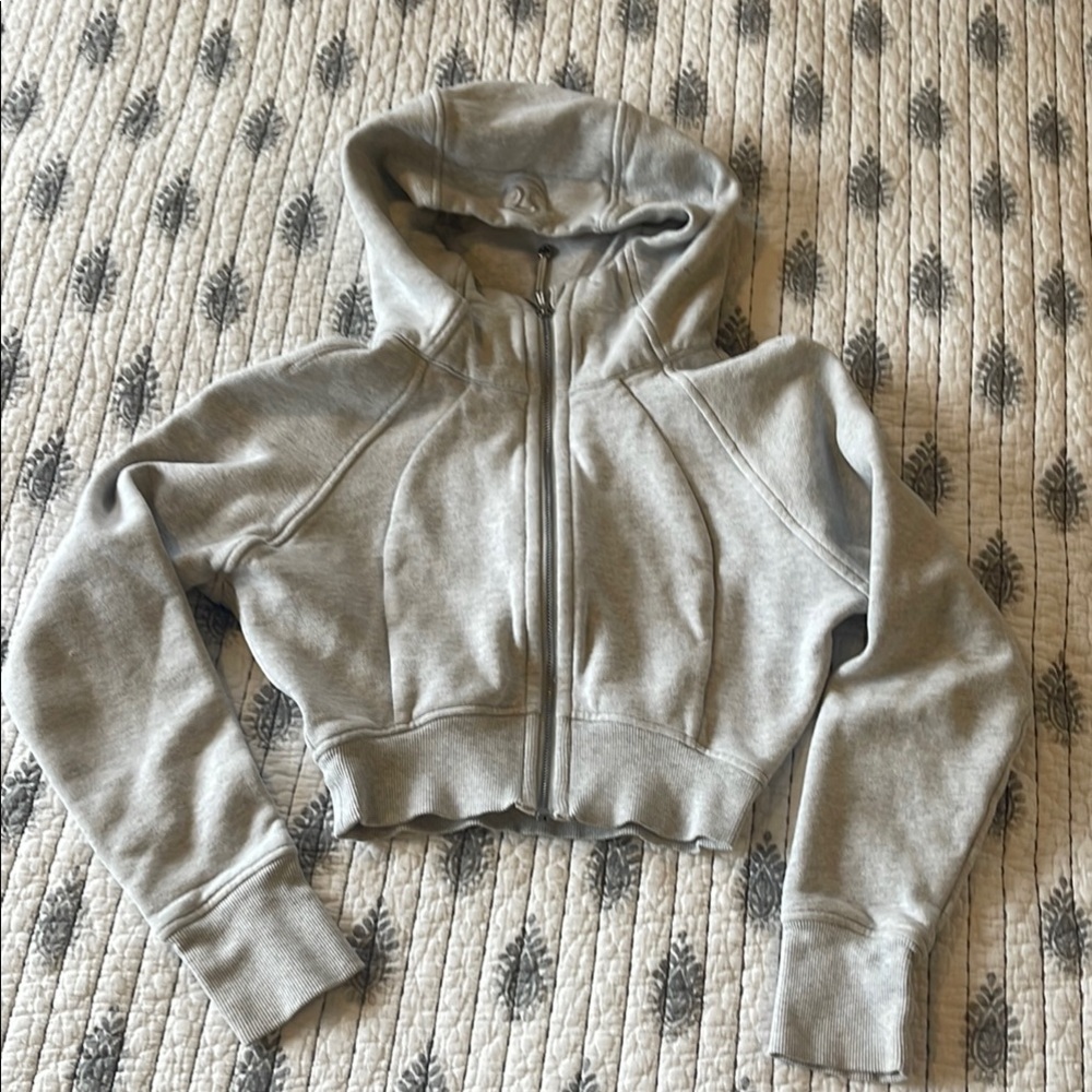 lululemon athletica Scuba Full Zip Cropped Hoodie